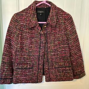 Talbots Women's Vibrant Tweed Blazer